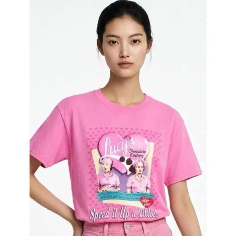 I LOVE LUCY Episode 39 Chocolate Factory Crewneck Tee Women’s Unisex Size Medium